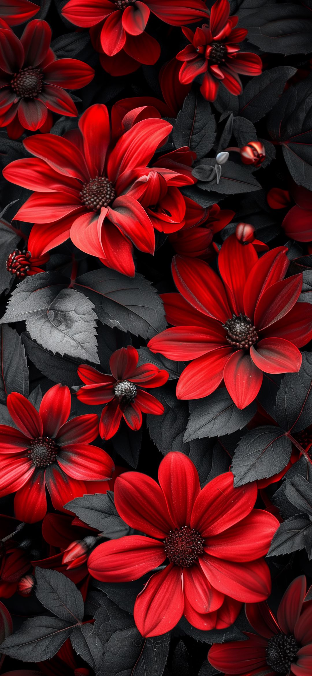 Crimson Floral Arrangement - floral wallpaper for OpersCraft