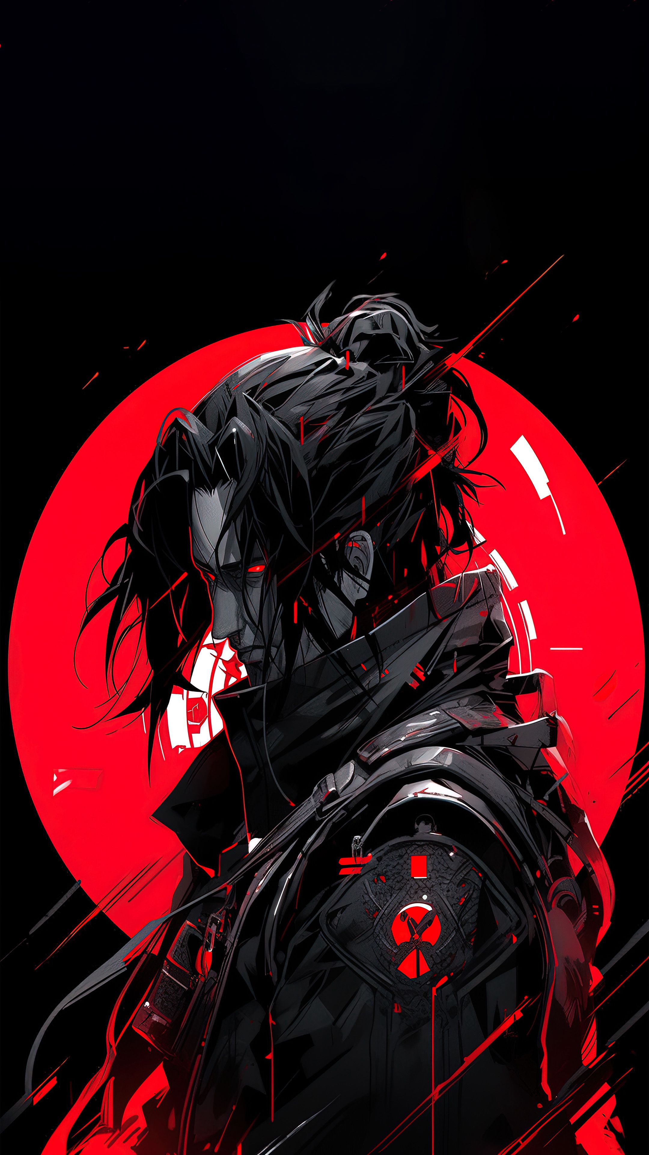Crimson Gaze Warrior - anime wallpaper for OpersCraft