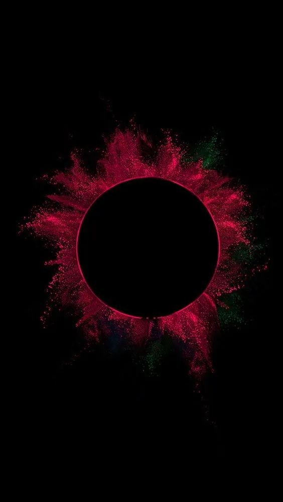 Crimson Powder Eclipse - abstract wallpaper for OpersCraft