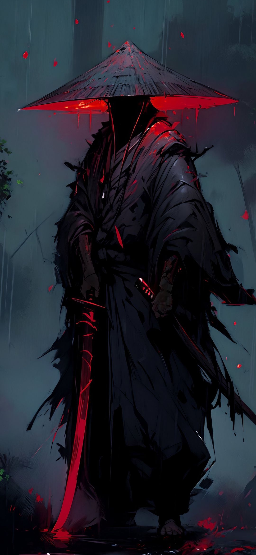 Crimson Ronin in Shadows - dope wallpaper for OpersCraft