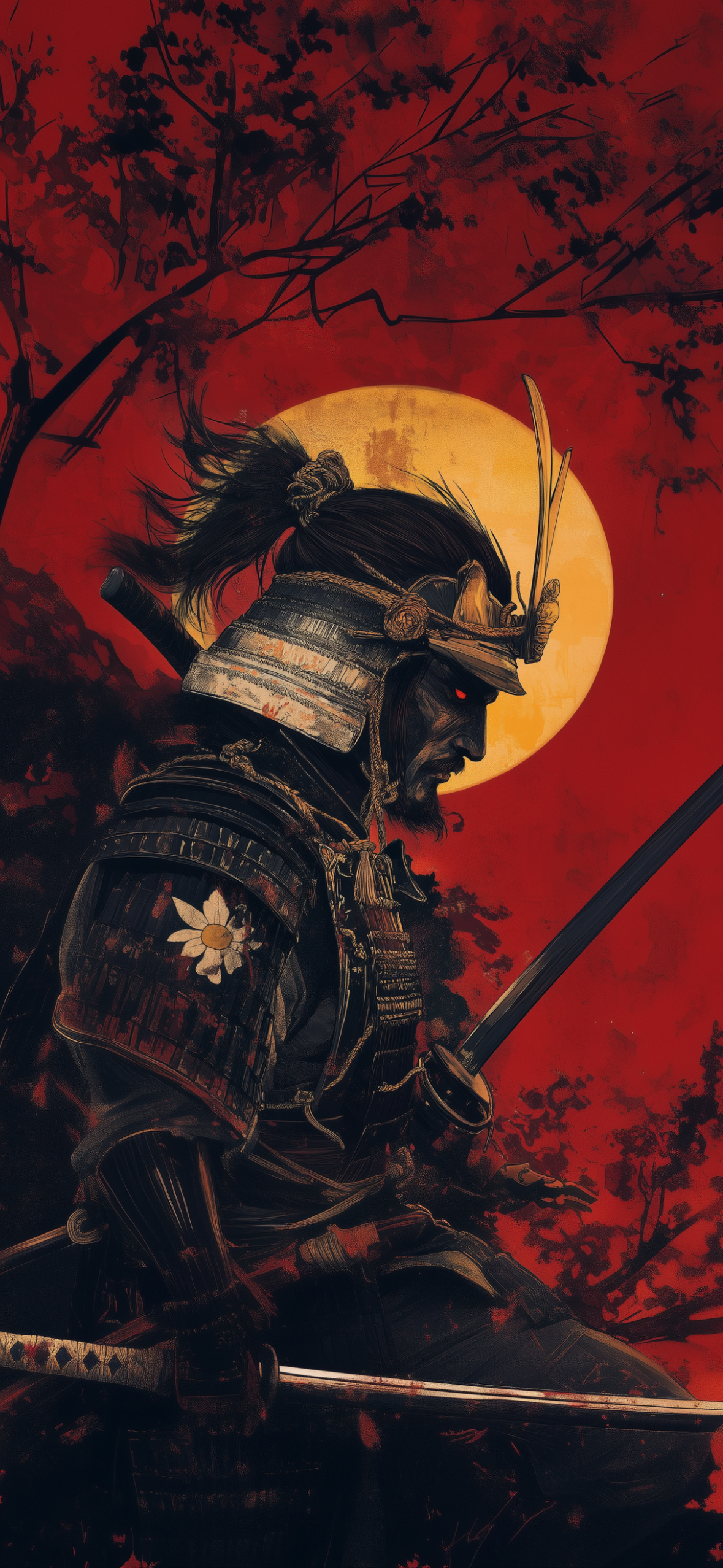 Crimson Samurai Warrior - samurai wallpaper for OpersCraft
