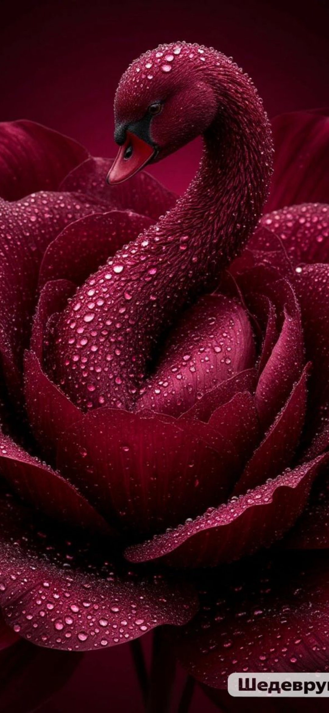 Crimson Swan Rose - flowers wallpaper for OpersCraft
