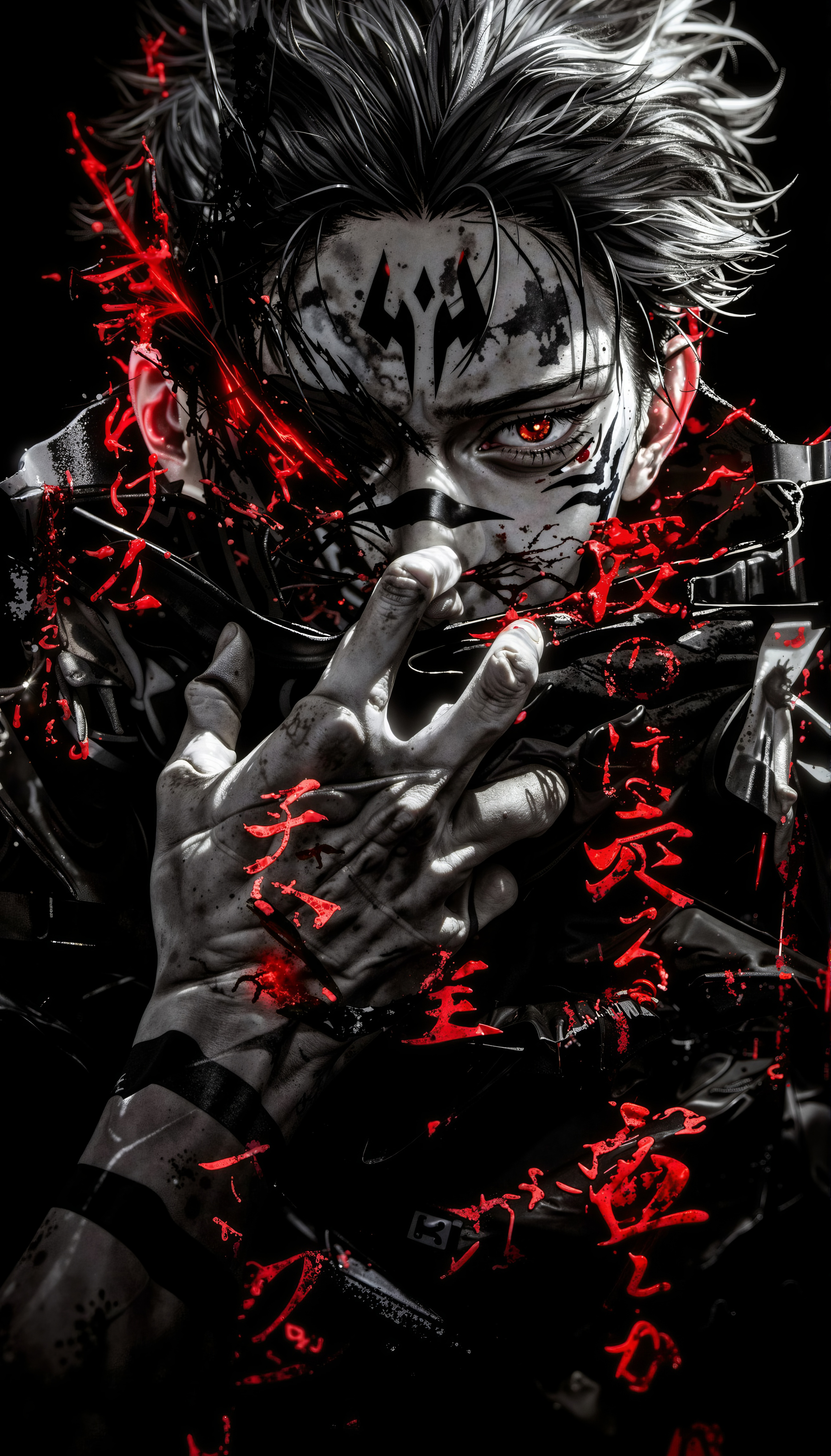 Cursed Anime Character Portrait - anime wallpaper for OpersCraft