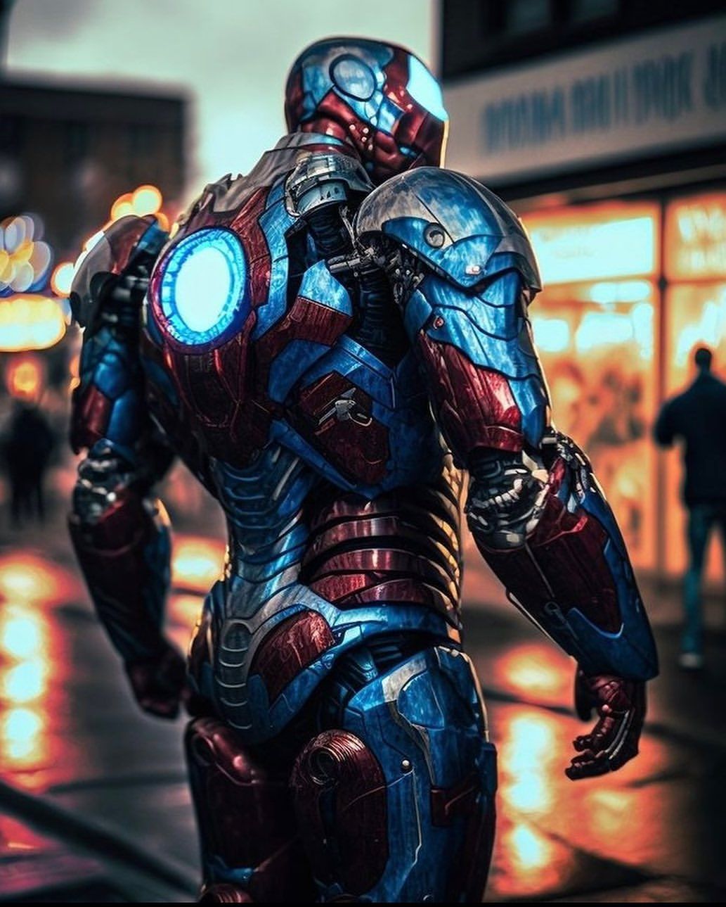 Cybernetic Patriot Armor - robot wallpaper for OpersCraft