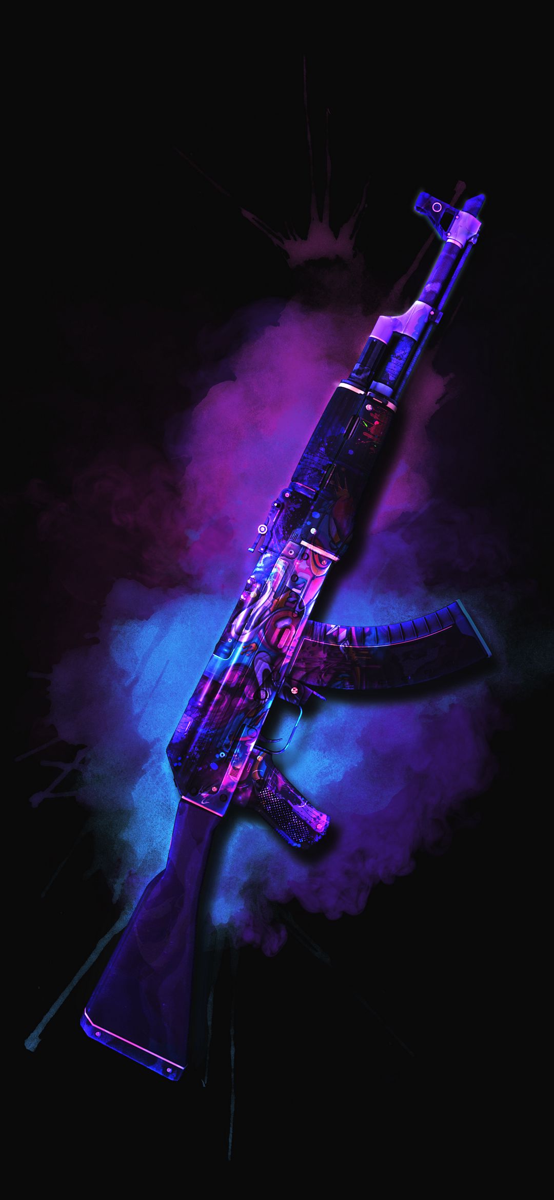 Cyberpunk AK-47 - random wallpaper for OpersCraft