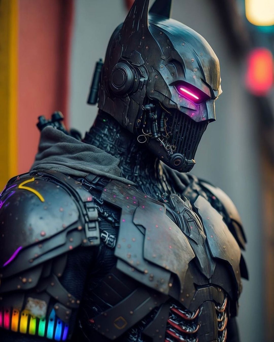 Cyberpunk Batman Armor - batman wallpaper for OpersCraft