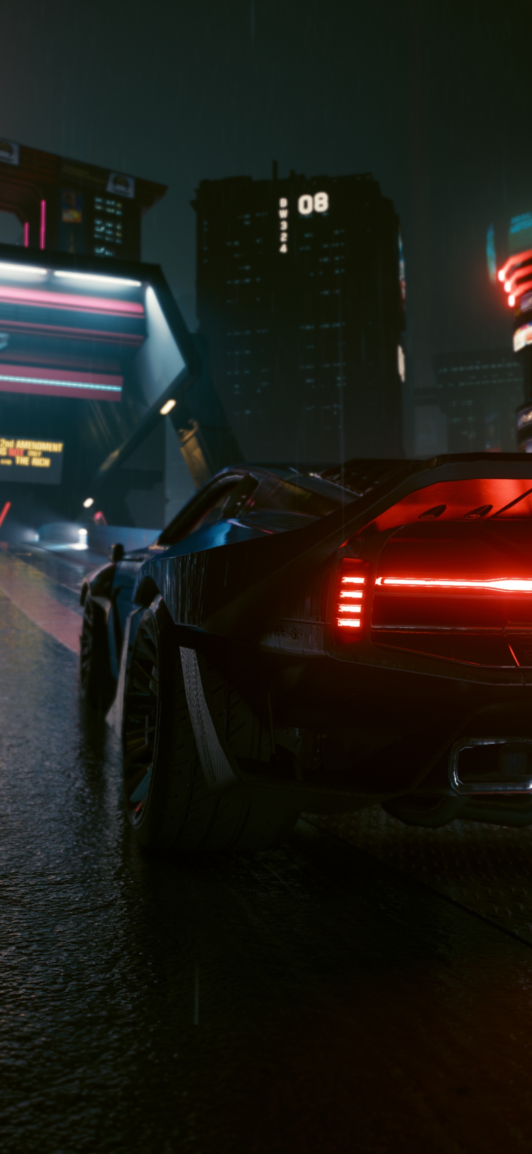 Cyberpunk City Car - cars wallpaper for OpersCraft