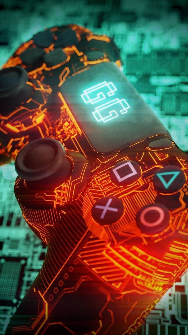 Cyberpunk Controller Wallpaper - gaming wallpaper for OpersCraft
