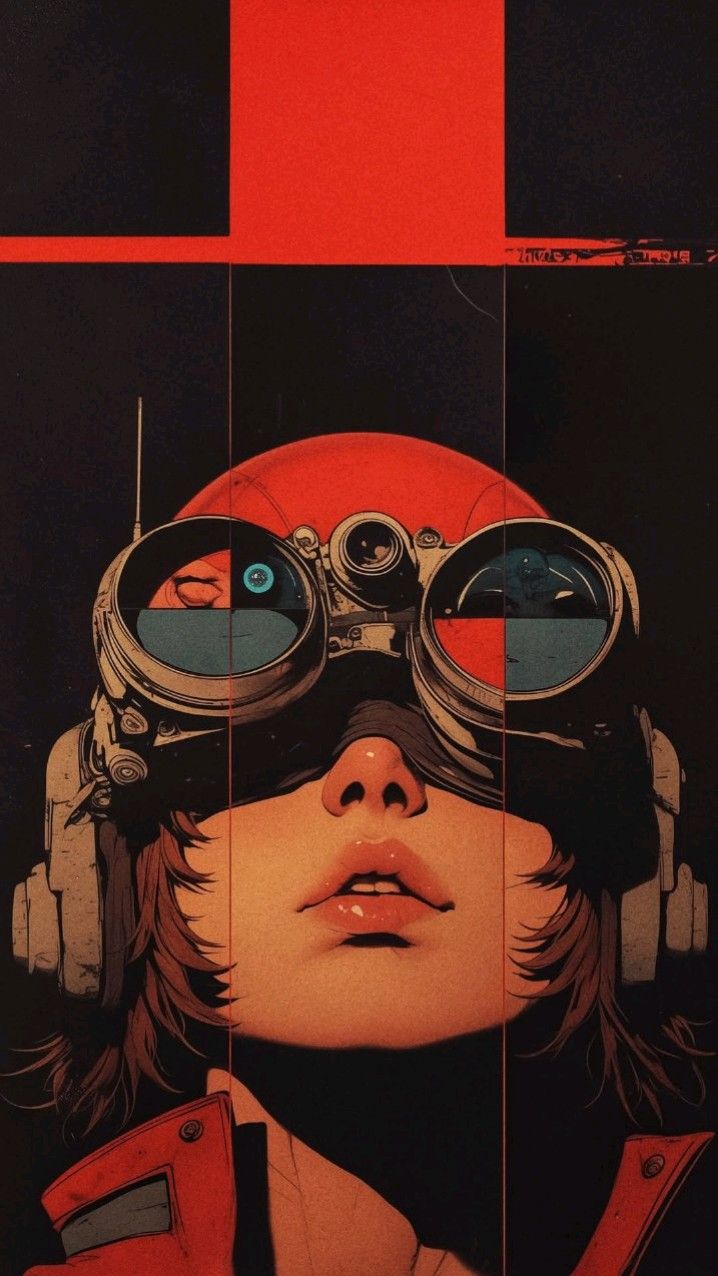 Cyberpunk Goggles Portrait - dope wallpaper for OpersCraft