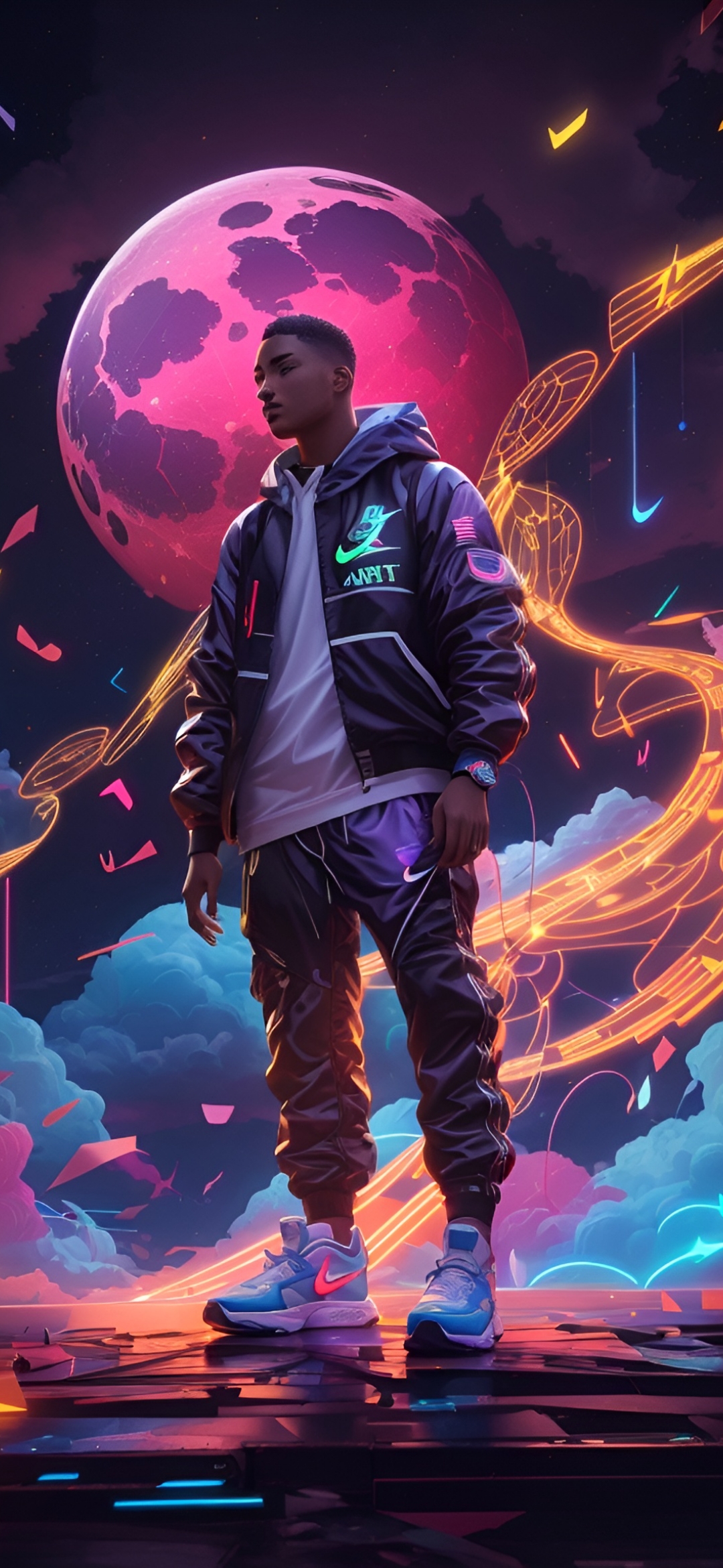 Cyberpunk Moonwalker - cyberpunk wallpaper for OpersCraft