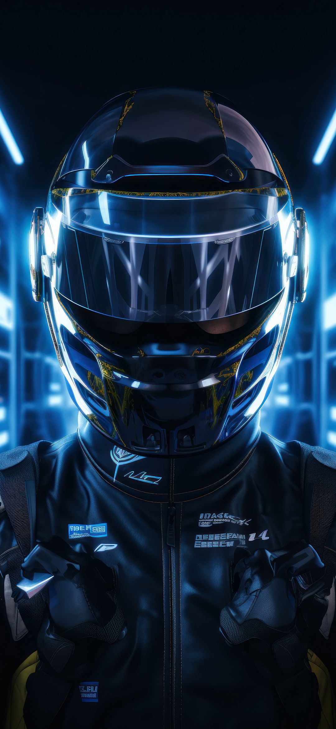 Cyberpunk Racer Portrait - cyberpunk wallpaper for OpersCraft