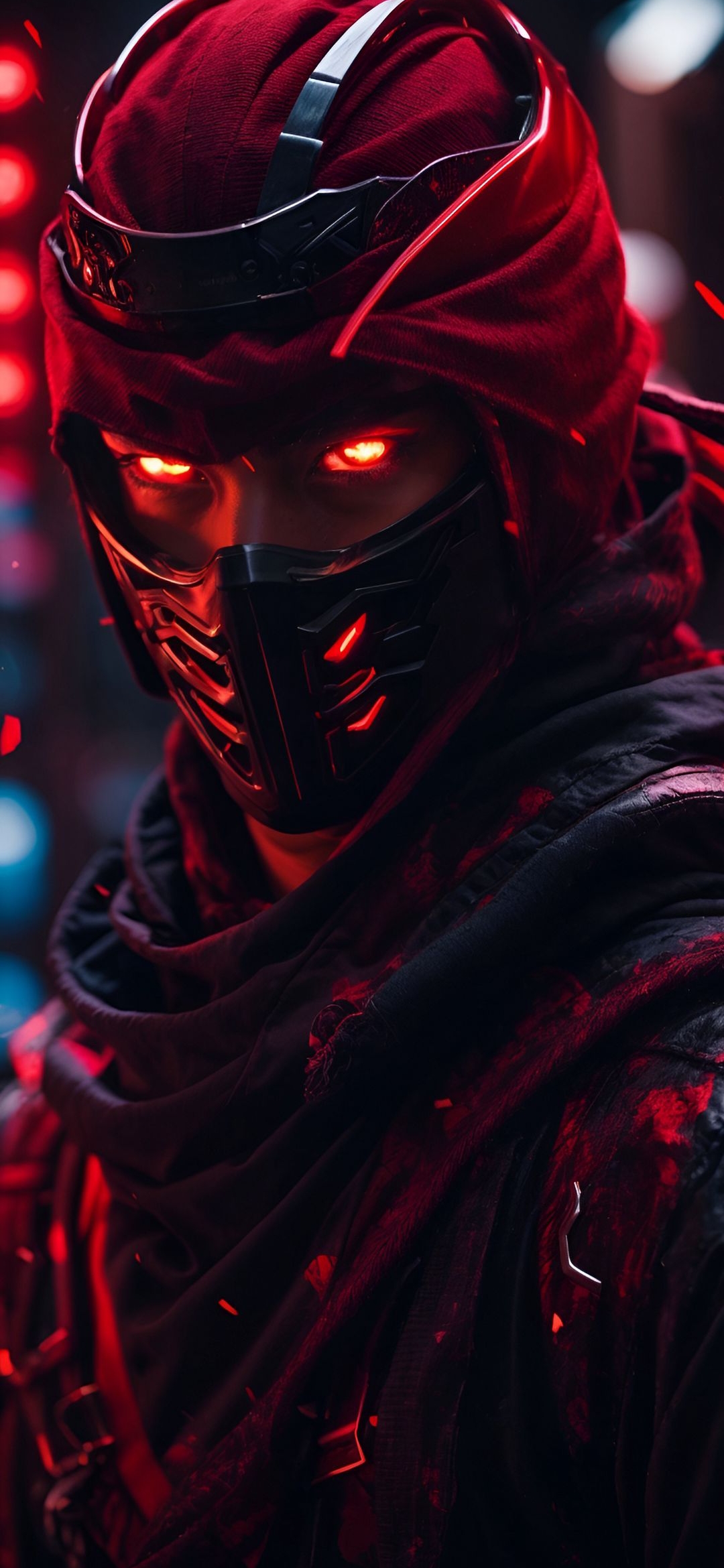 Cyberpunk Red Ninja - cyberpunk wallpaper for OpersCraft