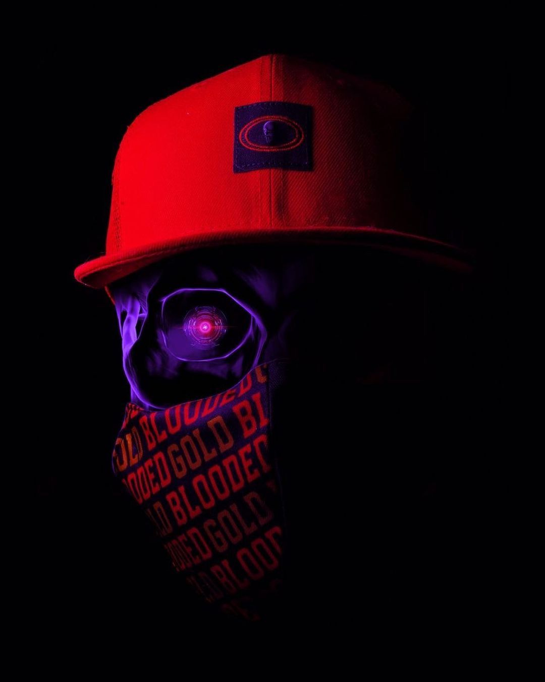 Cyberpunk Skull Bandit - cyberpunk wallpaper for OpersCraft