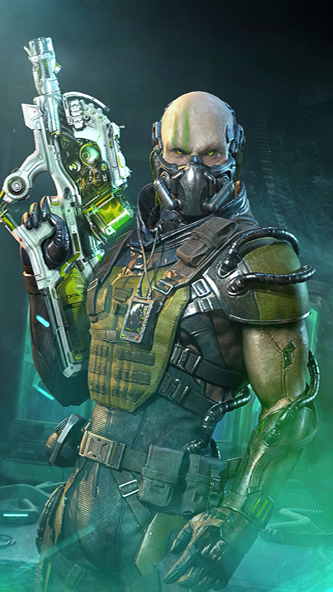 Cyberpunk Soldier - cyberpunk wallpaper for OpersCraft