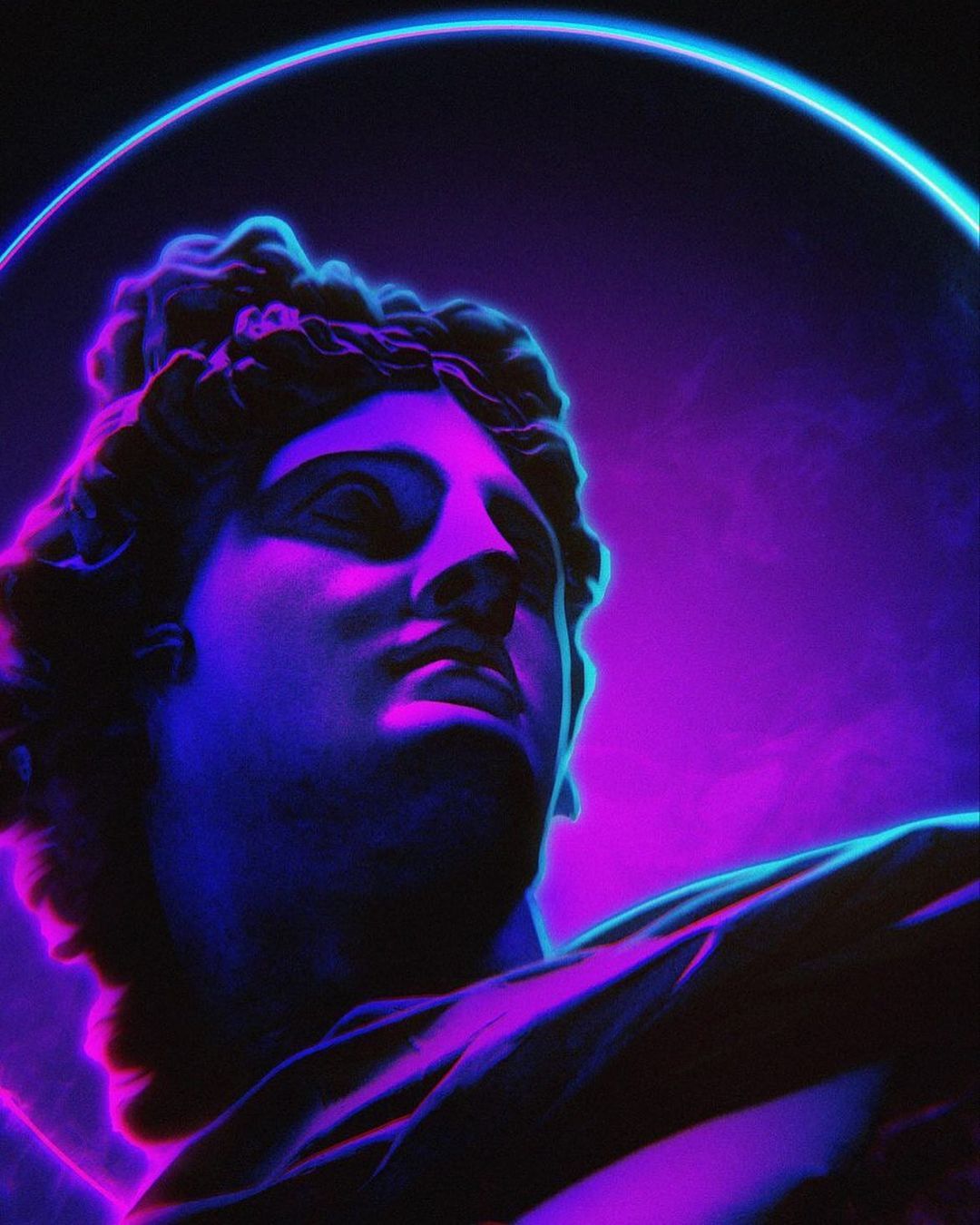 Cyberpunk Statue Portrait - cyberpunk wallpaper for OpersCraft