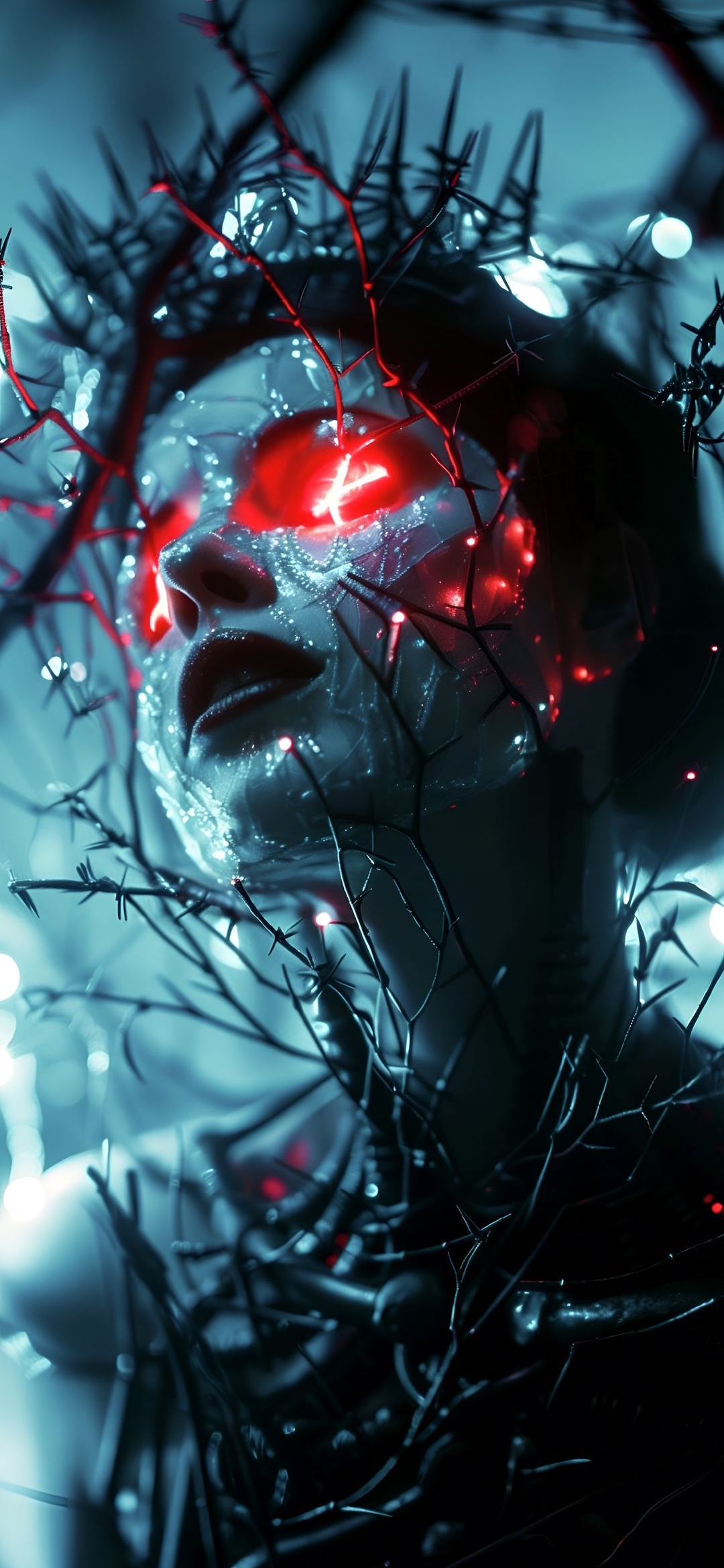 Cyberpunk Thorned Beauty - cyberpunk wallpaper for OpersCraft