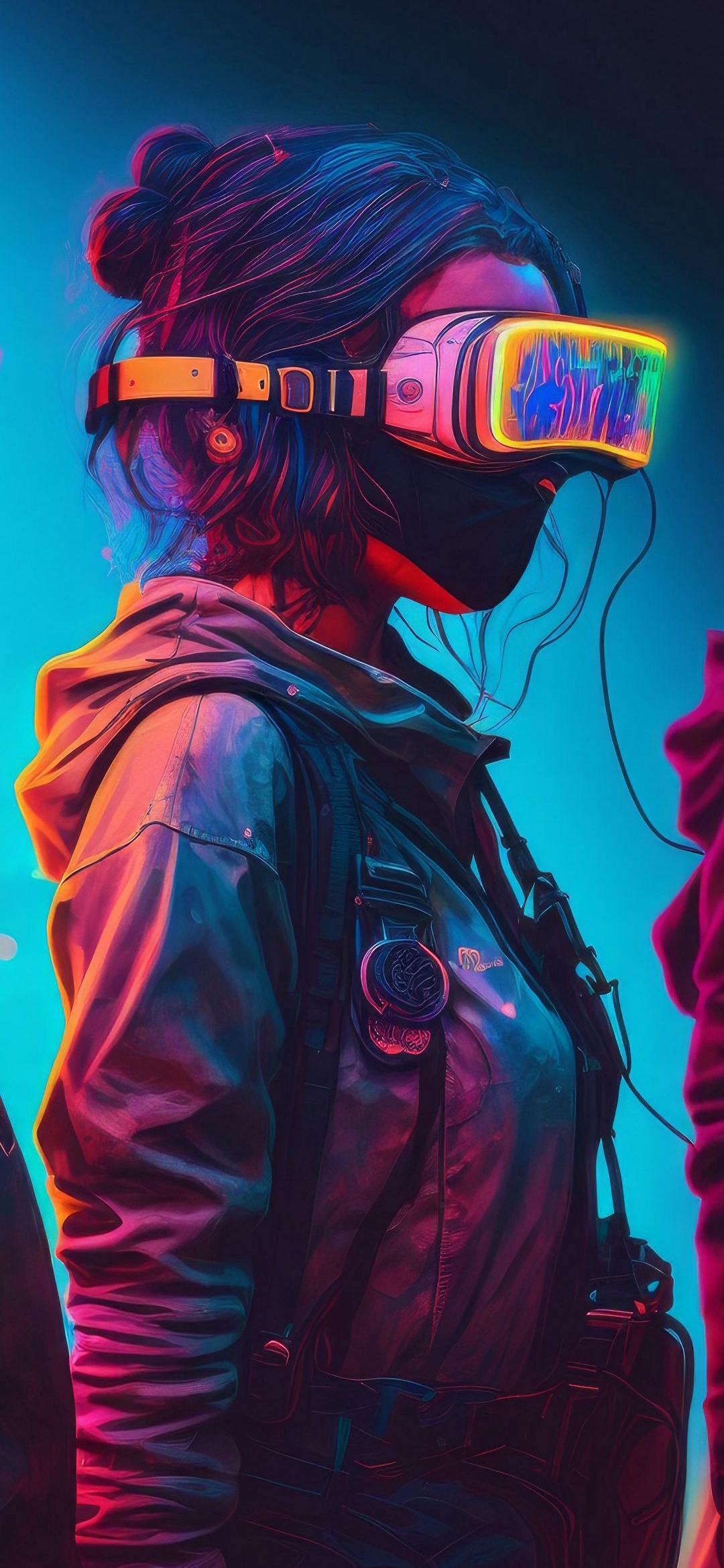 Cyberpunk VR Immersion - cyberpunk wallpaper for OpersCraft