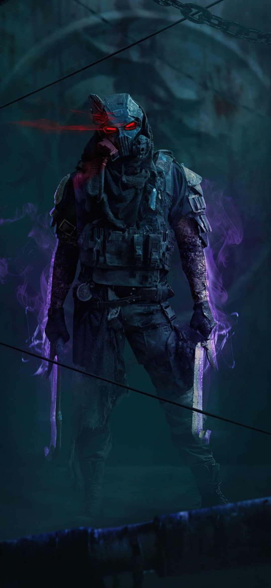 Cyberpunk Warrior with Blades - cyberpunk wallpaper for OpersCraft