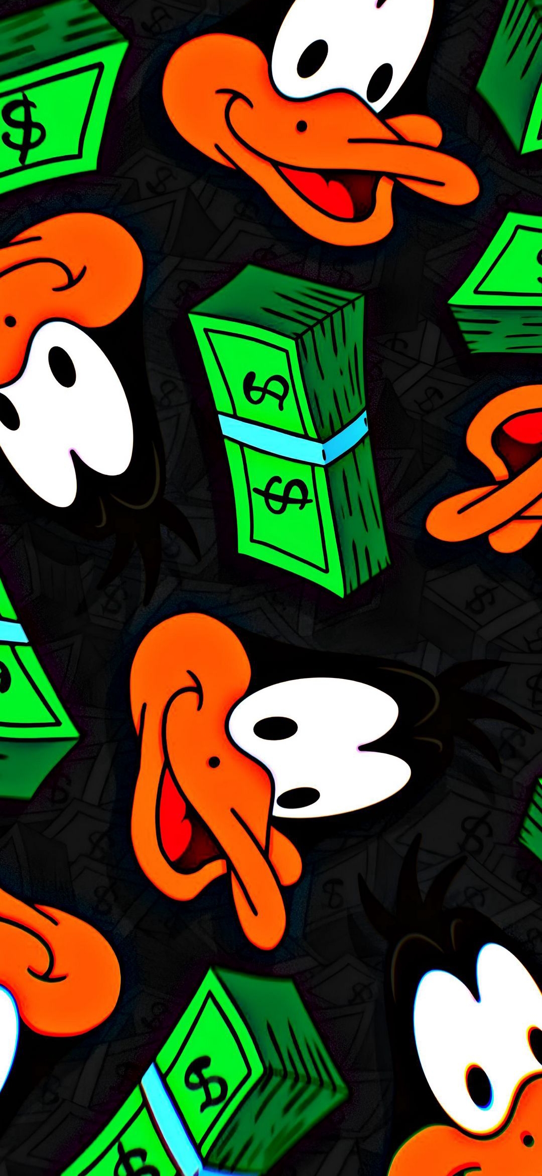 Daffy Duck Money - cartoon wallpaper for OpersCraft