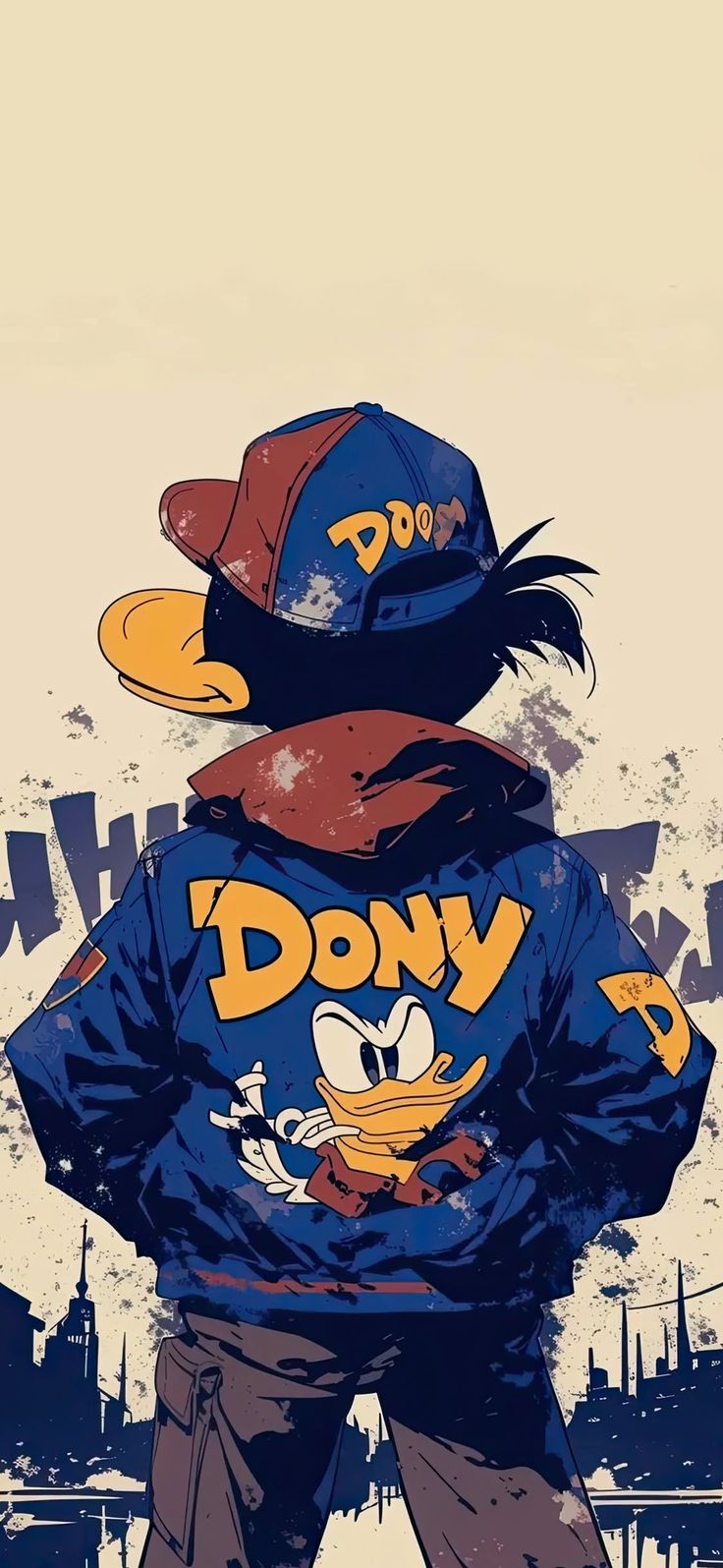 Daffy Duck Urban Style - ghetto wallpaper for OpersCraft