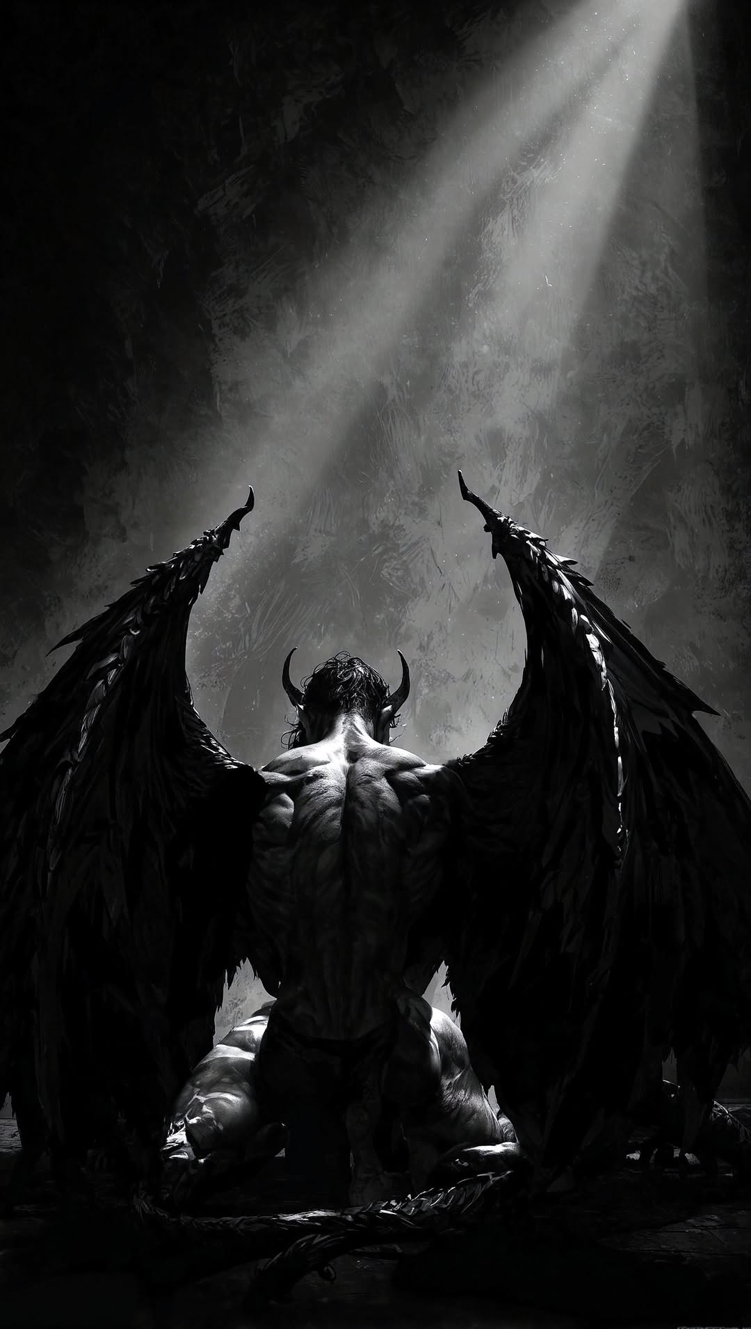 Dark Angel's Descent - fantasy wallpaper for OpersCraft