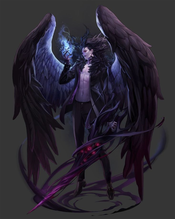 Dark Angel Warlock - fantasy wallpaper for OpersCraft