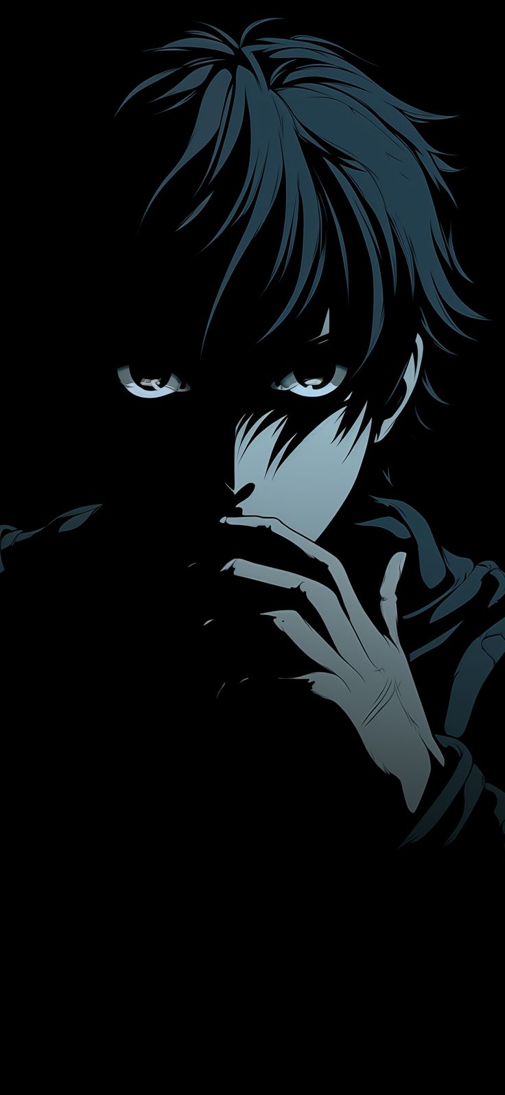 Dark Anime Portrait - anime wallpaper for OpersCraft