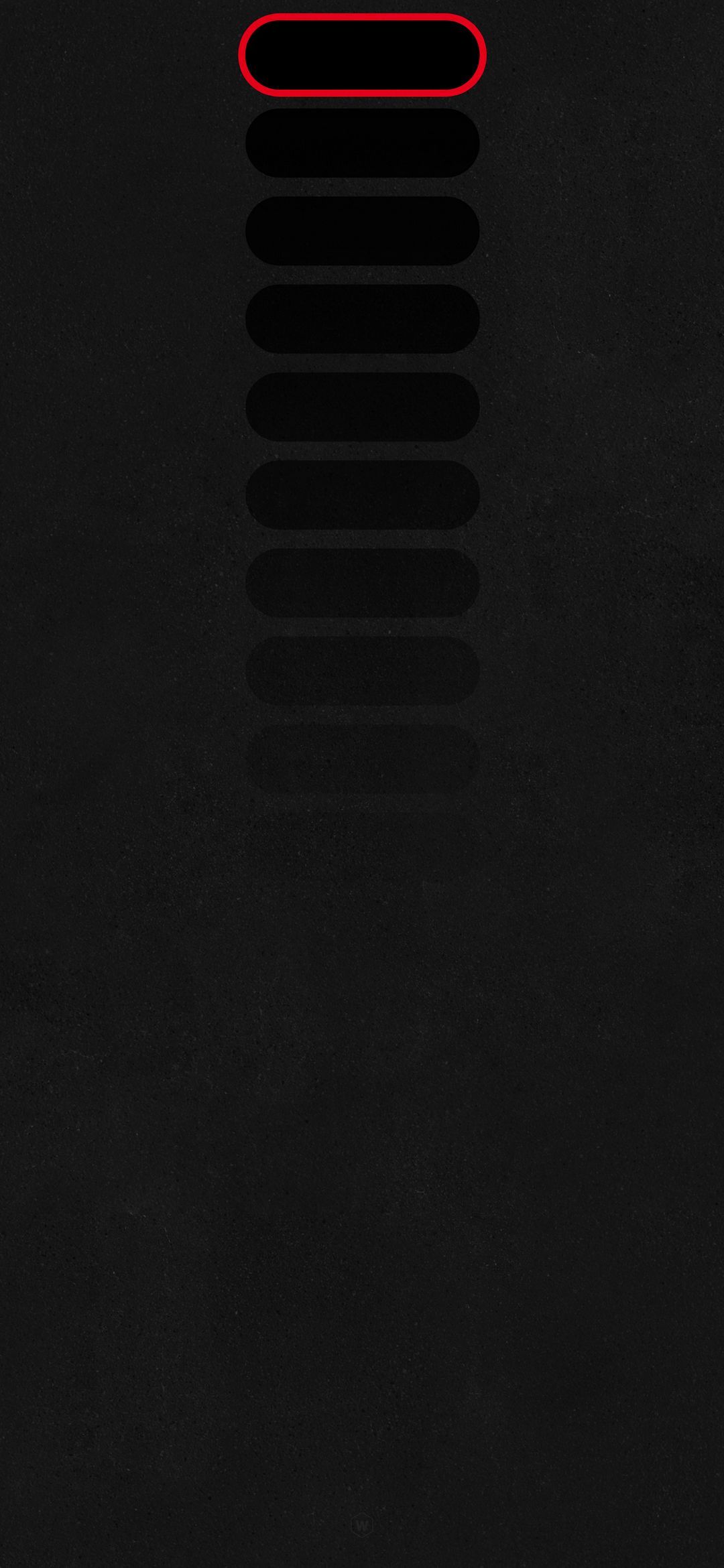Dark Button Array - minimal wallpaper for OpersCraft
