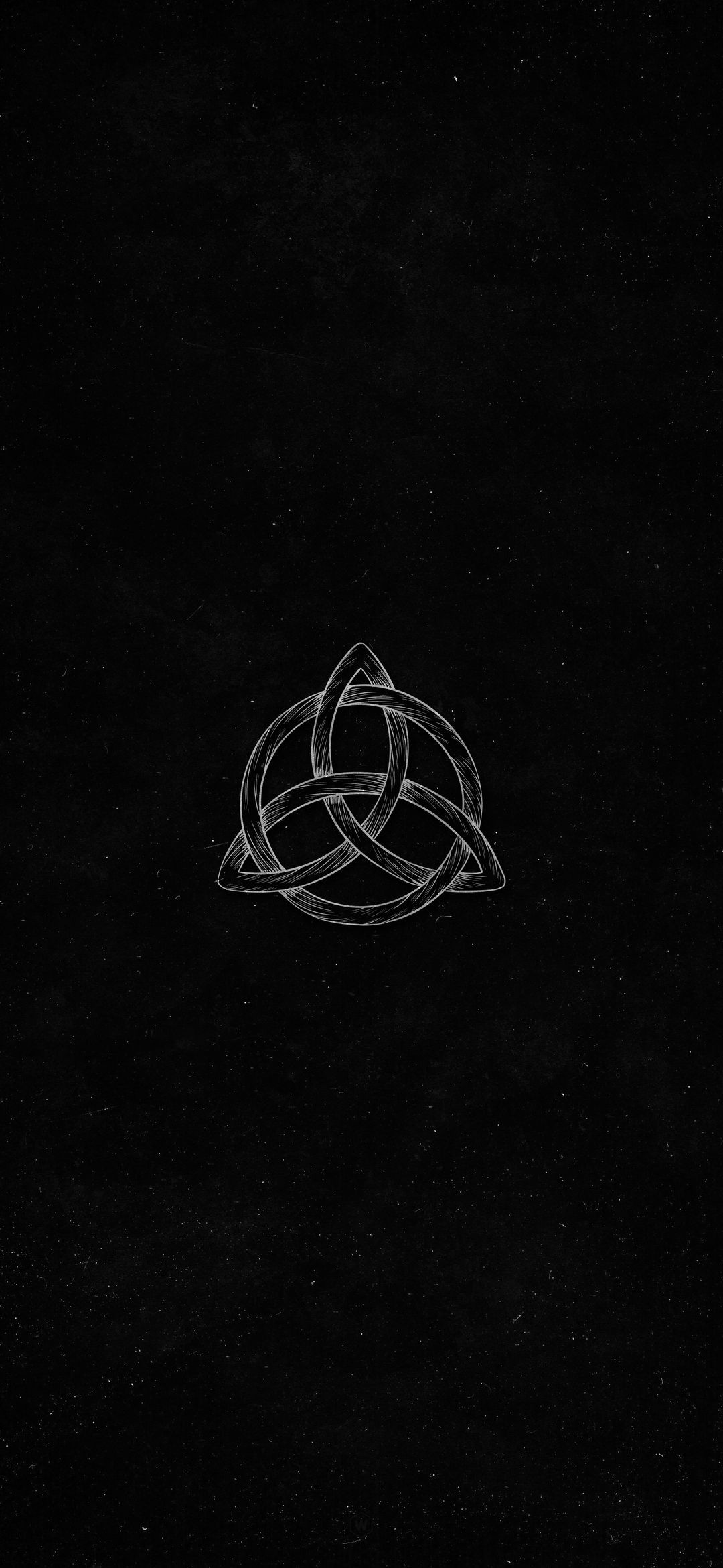 Dark Celtic Knot Sketch - minimal wallpaper for OpersCraft