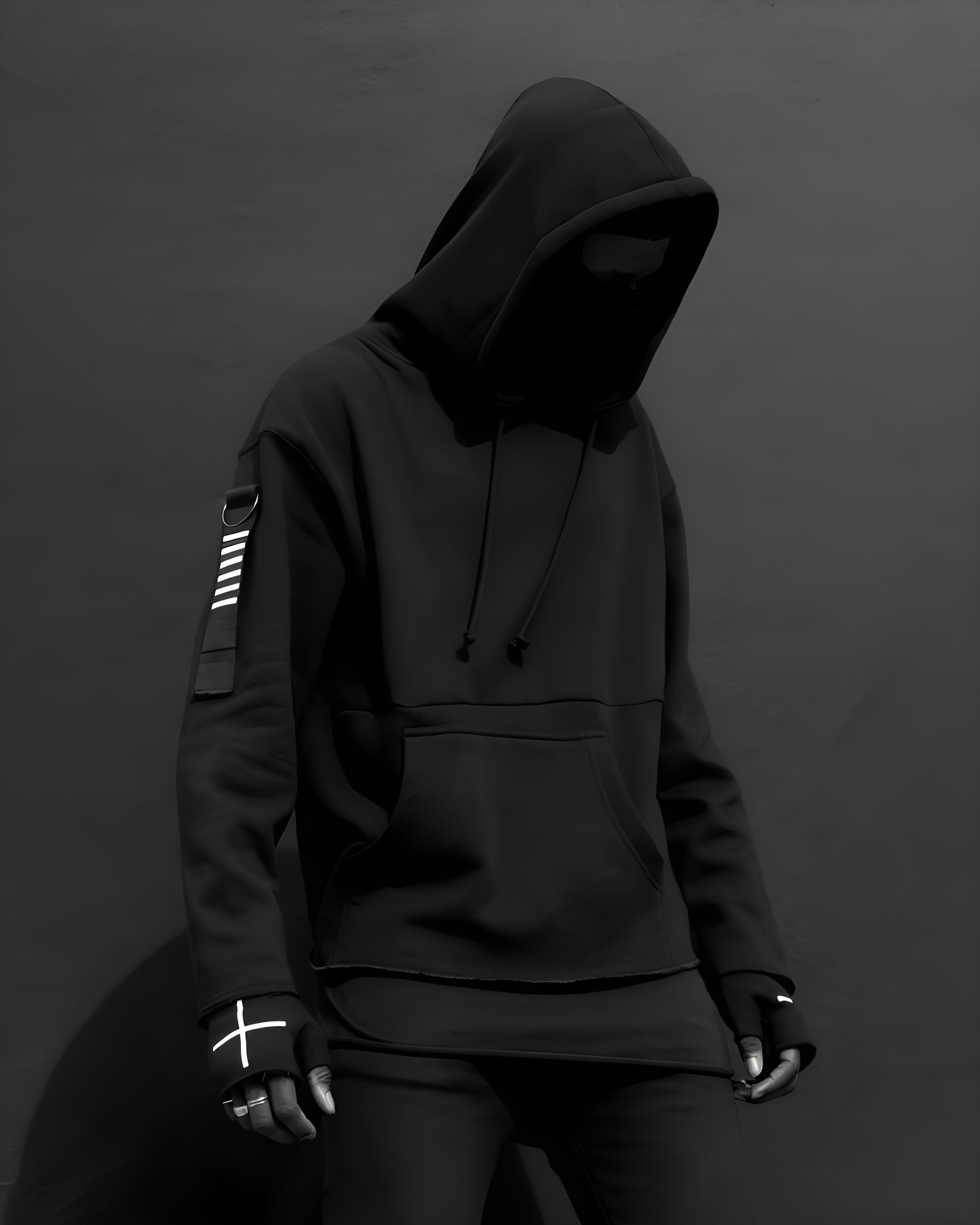 Dark Hooded Figure - horror wallpaper for OpersCraft