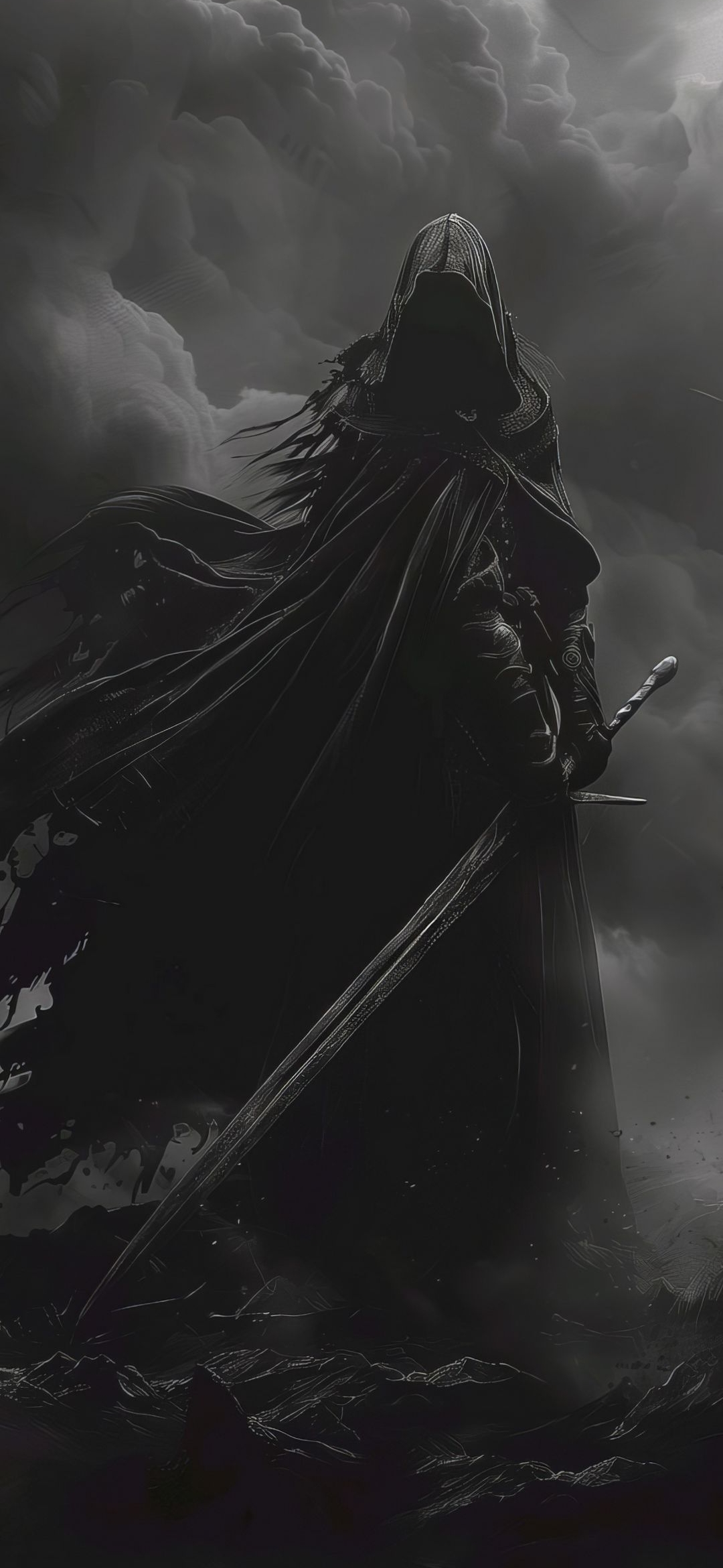 Dark Knight Silhouette - fantasy wallpaper for OpersCraft