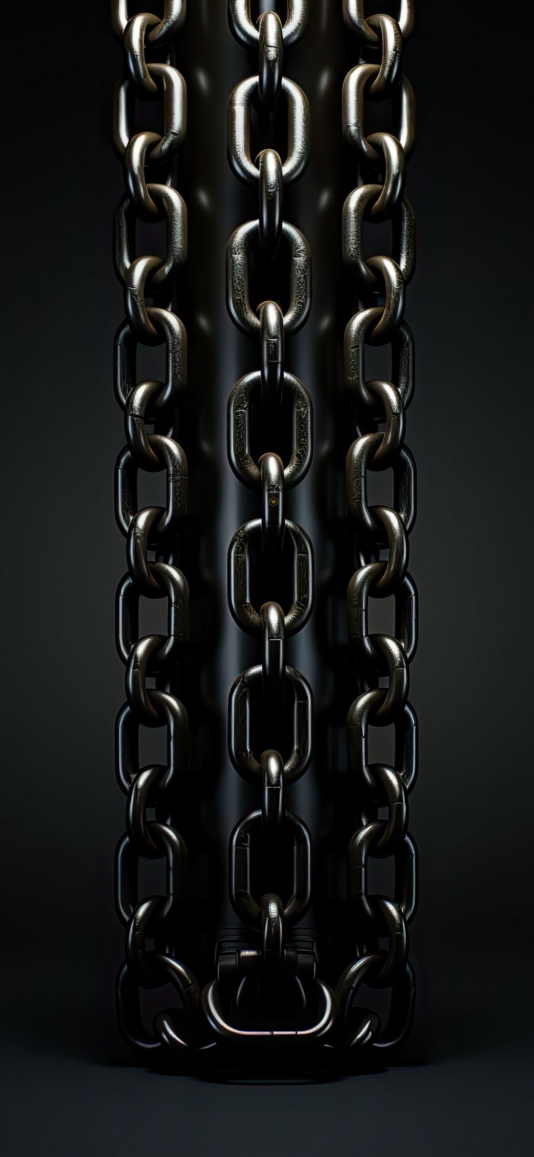 Dark Metallic Chain Links - industrial wallpaper for OpersCraft