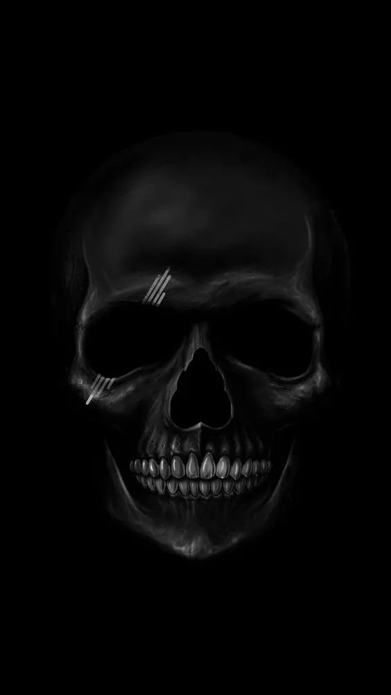 Dark Skull Portrait - gothic wallpaper for OpersCraft