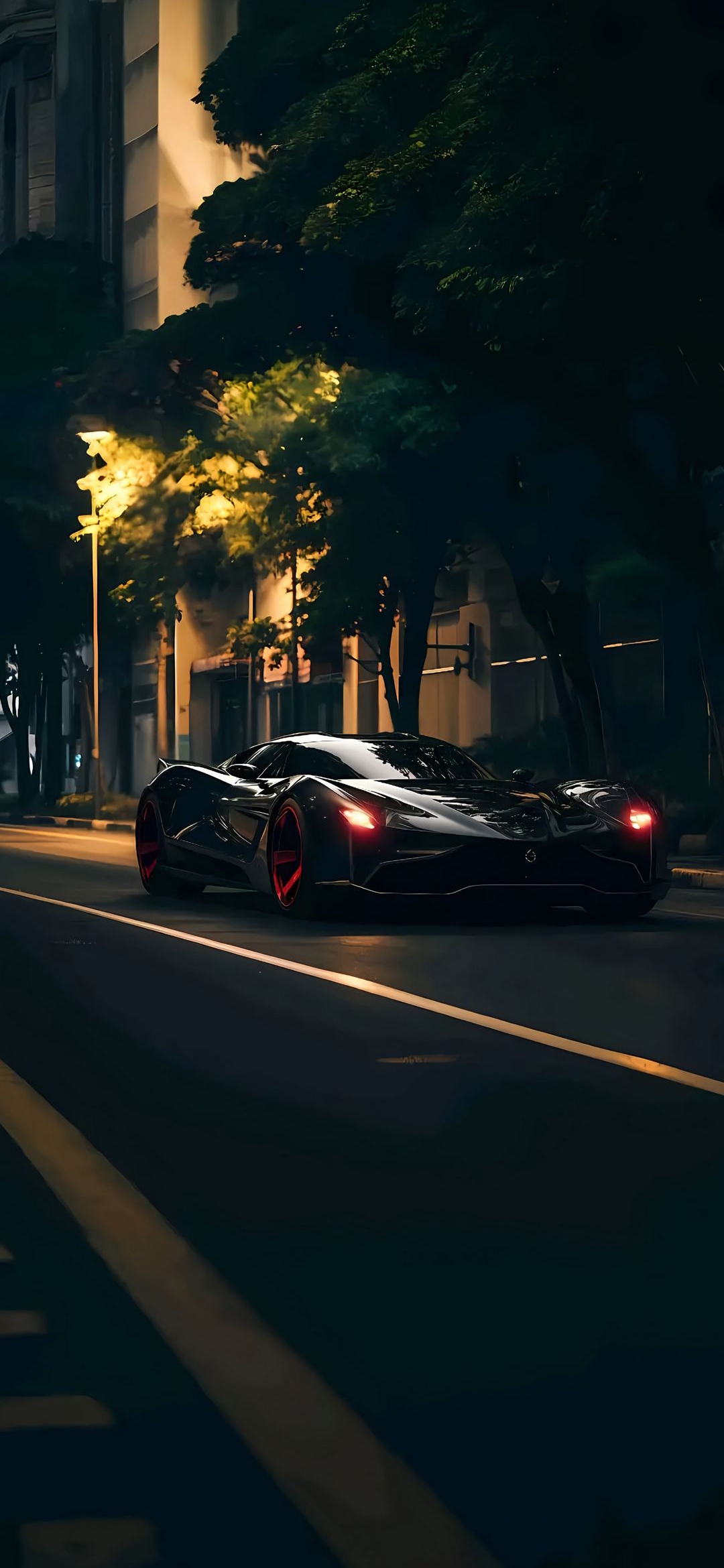 Dark Sports Car Night - cars wallpaper for OpersCraft