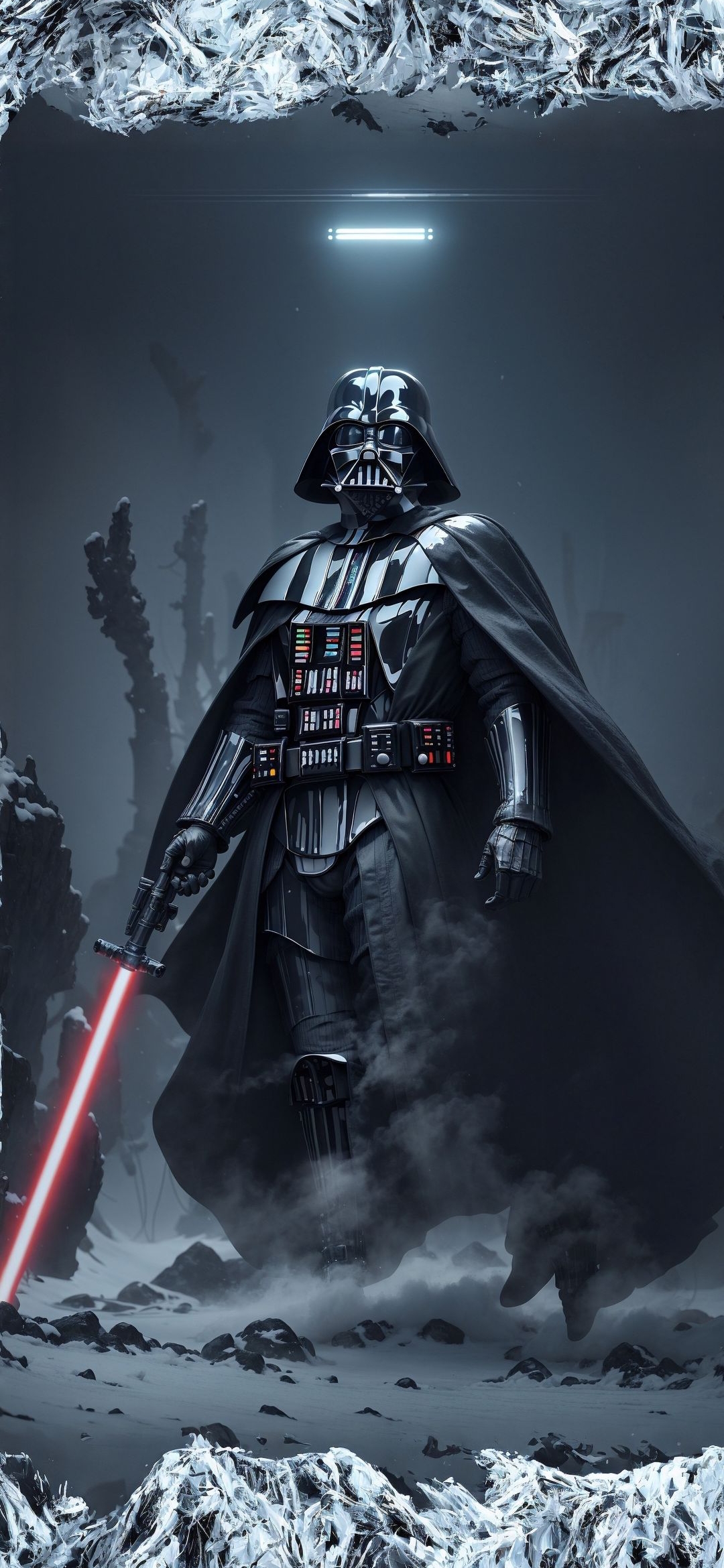 Darth Vader in Snow - star wars wallpaper for OpersCraft