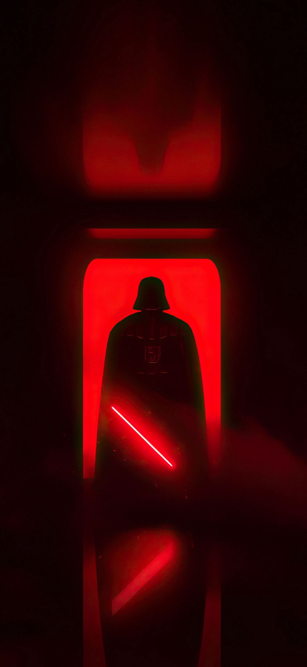 Darth Vader Red Silhouette - star wars wallpaper for OpersCraft