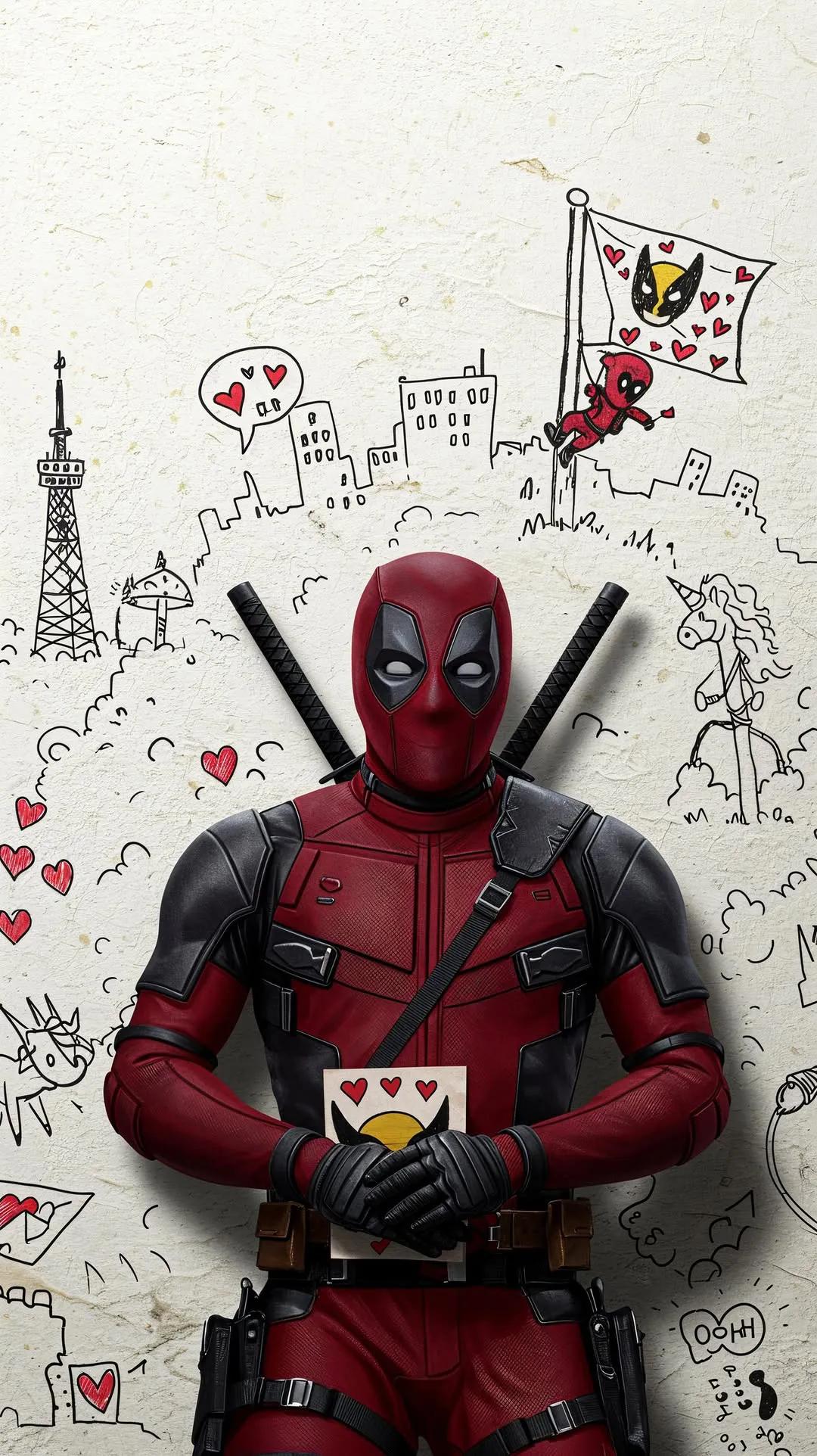 Deadpool's Doodle World - deadpool wallpaper for OpersCraft