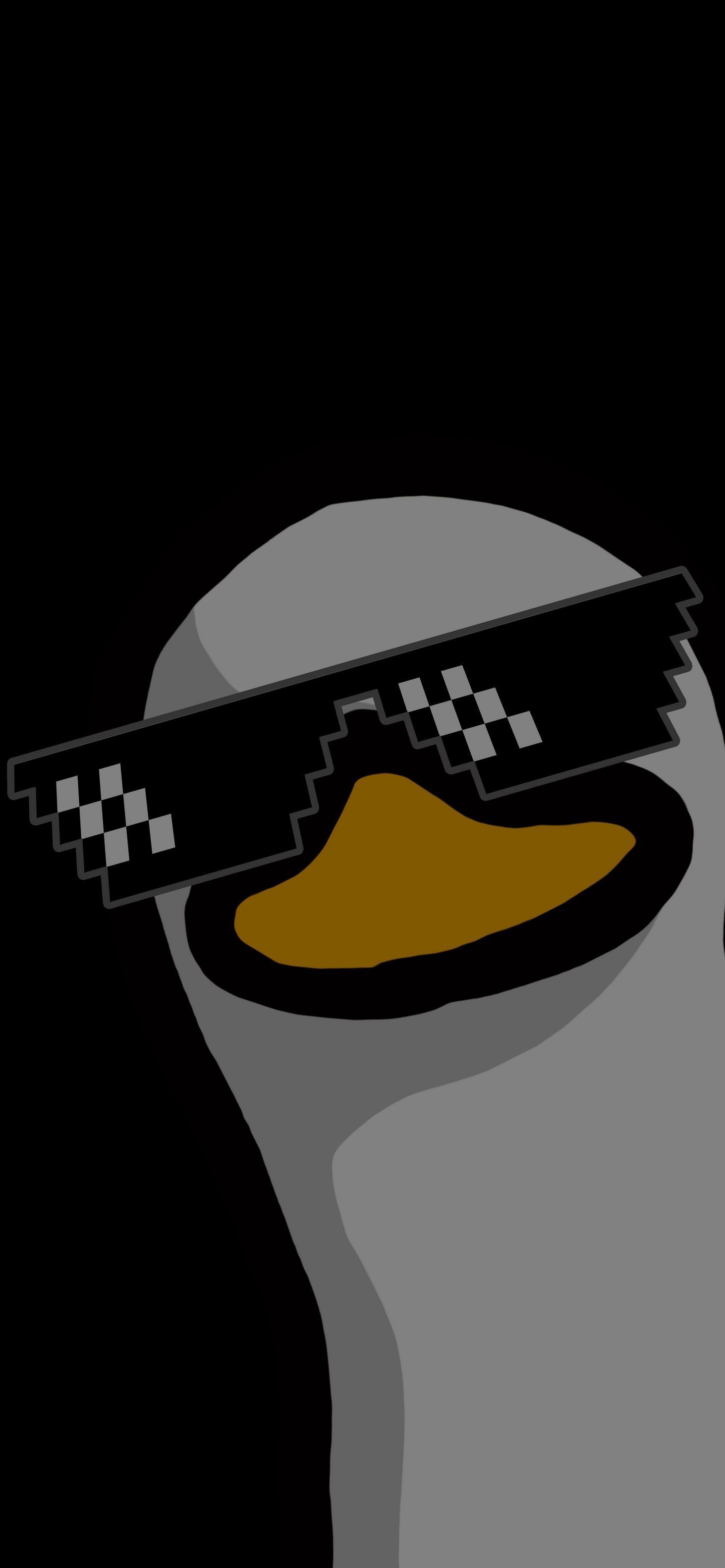 Deal With It Duck - funny wallpaper for OpersCraft