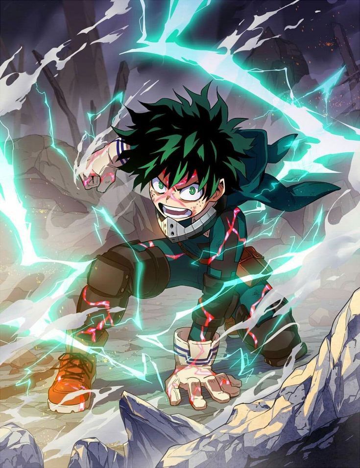 Deku's Power Unleashed - anime wallpaper for OpersCraft