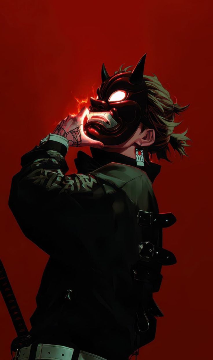 Demon Masked Warrior - ghetto wallpaper for OpersCraft
