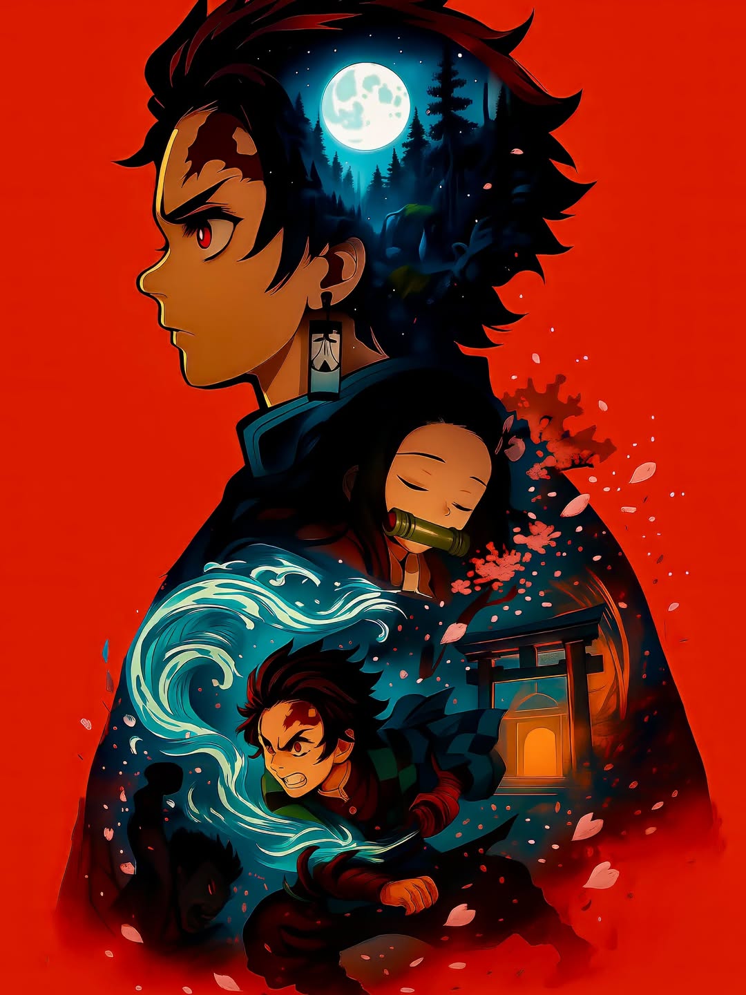 Demon Slayer Montage - anime wallpaper for OpersCraft