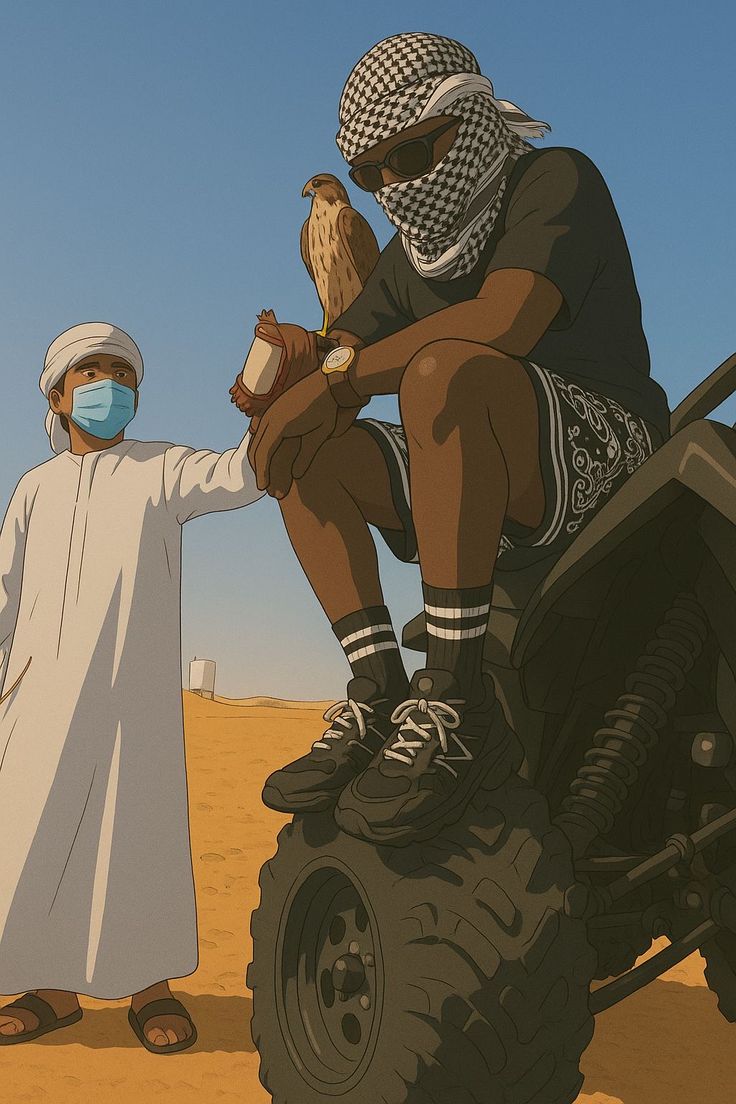Desert Falconry Adventure - ghetto wallpaper for OpersCraft