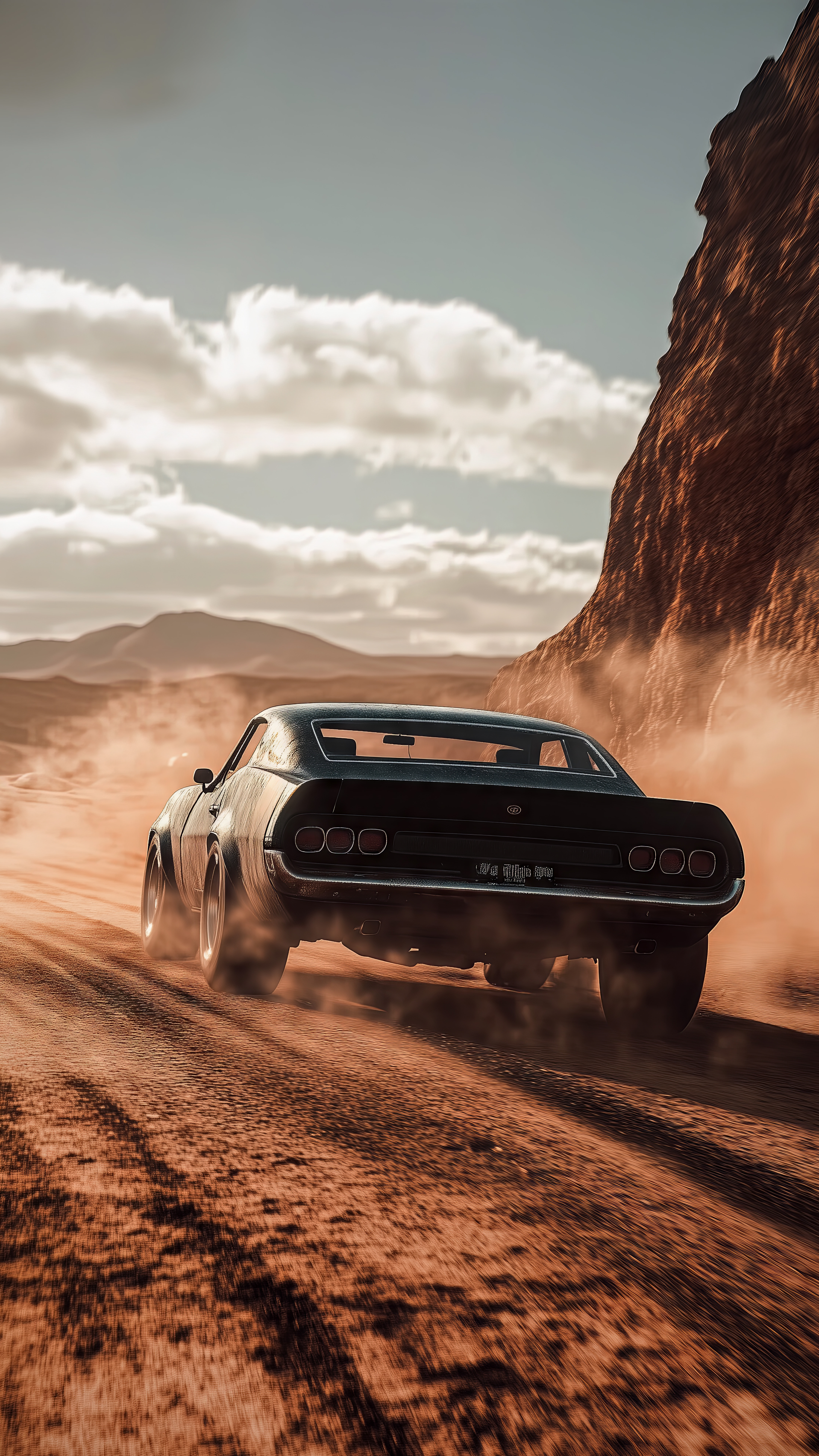 Desert Muscle Car Chase - cars wallpaper for OpersCraft