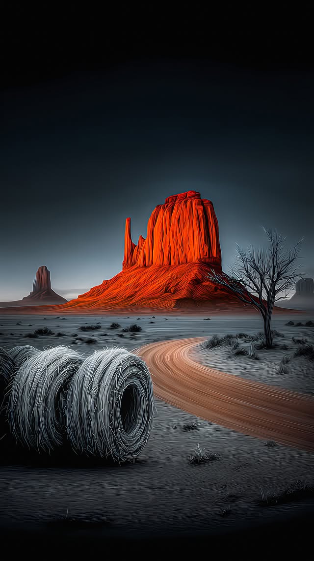 Desert Rock Landscape - landscape wallpaper for OpersCraft