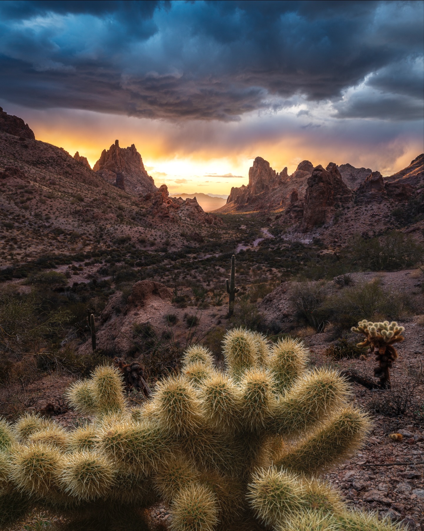 Desert Sunset Mountain Vista - landscape wallpaper for OpersCraft