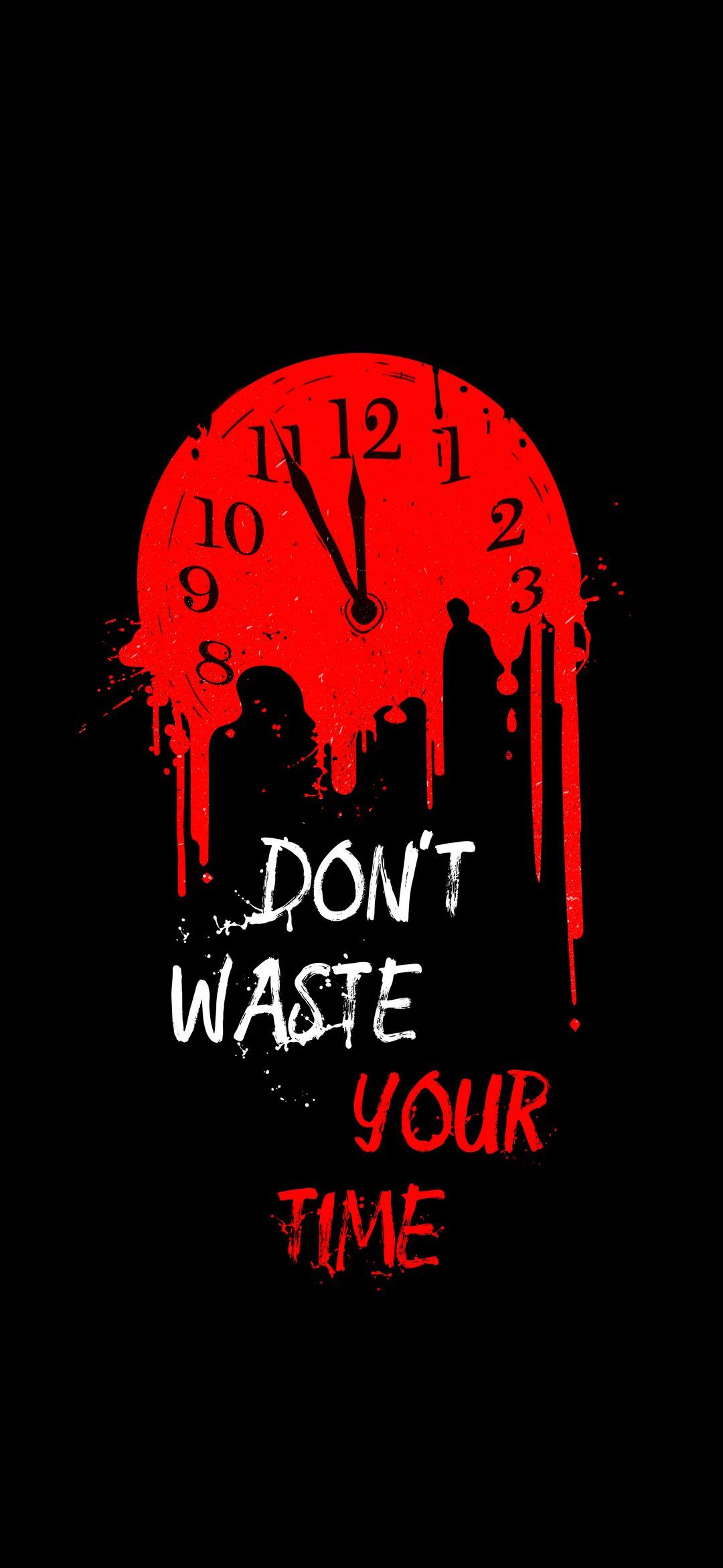 Don't Waste Your Time - motivation wallpaper for OpersCraft