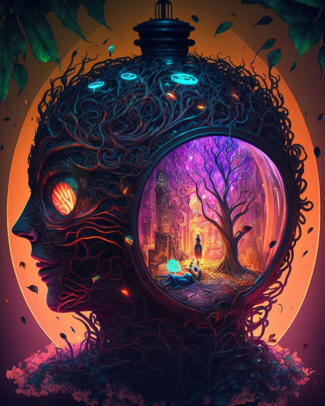Dreamscape Mindscape Portrait - surreal wallpaper for OpersCraft