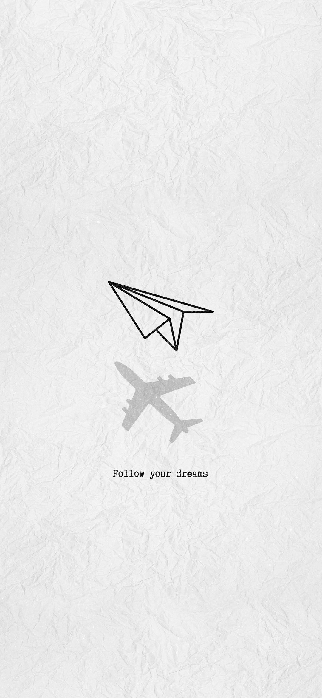 Dreamy Paper Airplane - quotes wallpaper for OpersCraft