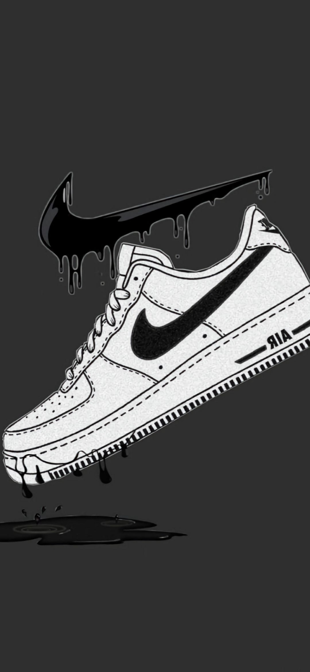 Dripping Air Force One - nike wallpaper for OpersCraft