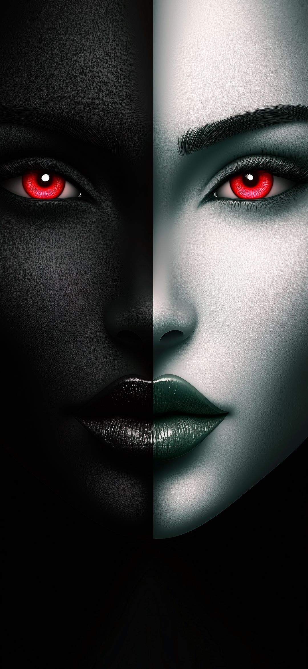 Dual-Faced Vampire Portrait - dope wallpaper for OpersCraft